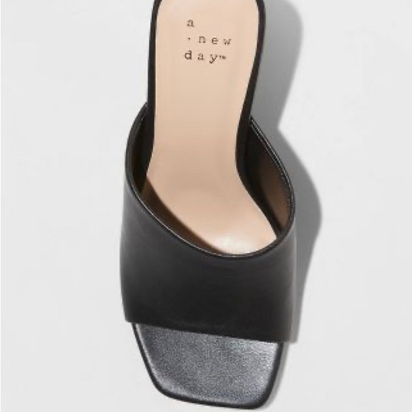 Black Vira Heels - A New Day - 4” block heel, open square toe, broad upp… - Picture 3 of 11